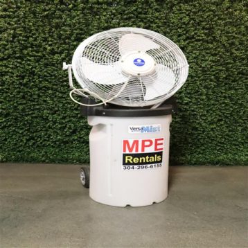 Misting Fan on Dollie