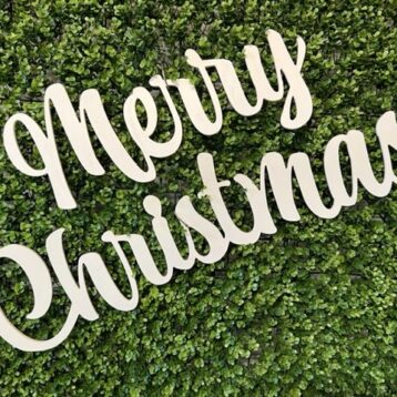 MERRY CHRISTMAS SIGN