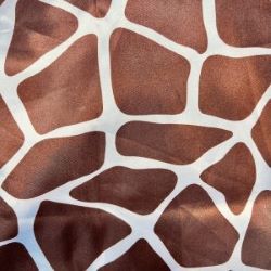 72X72 SATIN GIRAFFE TABLECLOTH
