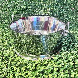 SILVER ICE BOWL 21"DIAX9"TALL