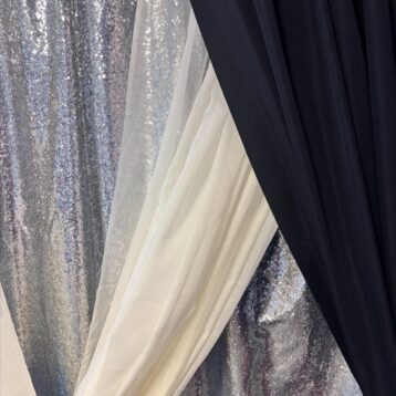 10' IVORY SHEER CURTAIN