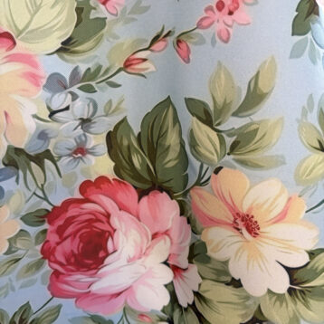 90X156 ENGLISH FLORAL TABLECLOTH